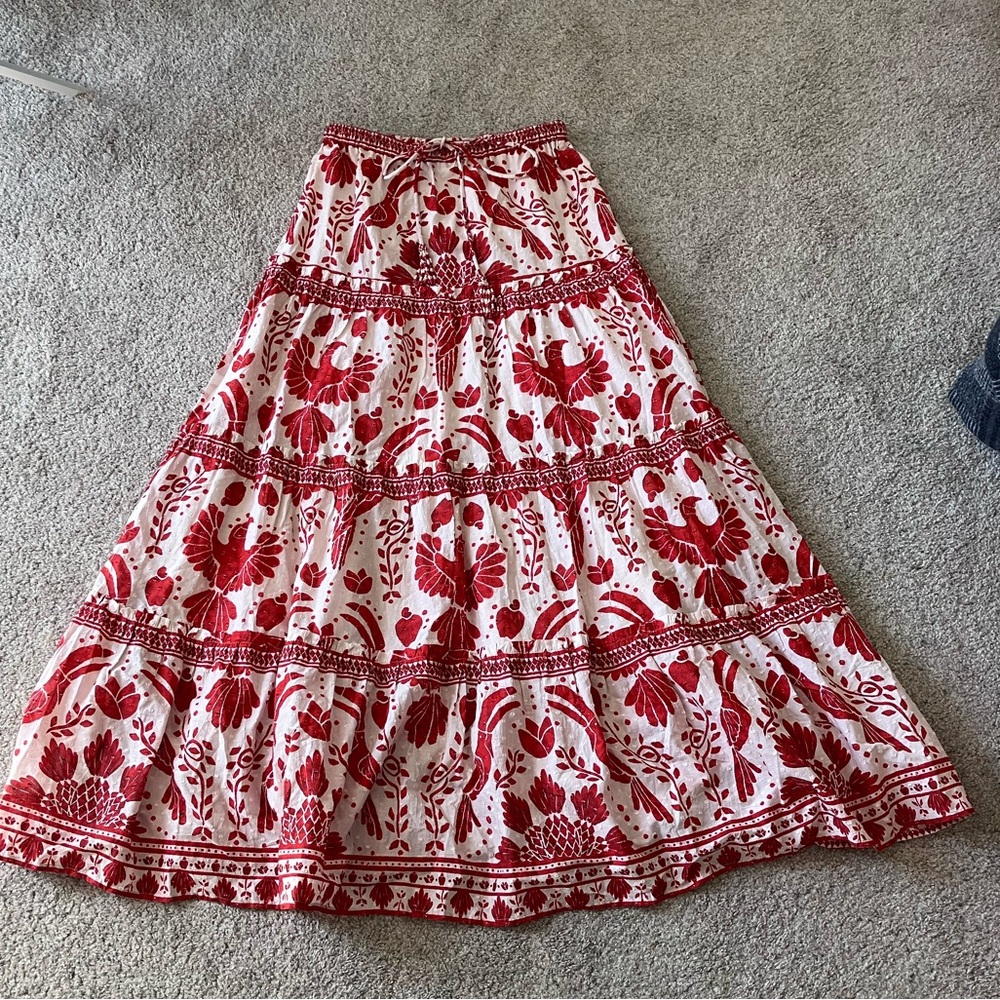 NWOT Farm Rio jungle flow skirt